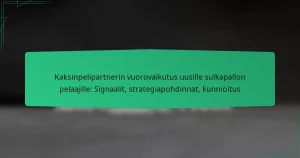 Kaksinpelipartnerin vuorovaikutus uusille sulkapallon pelaajille: Signaalit, strategiapohdinnat, kunnioitus