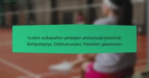 Uuden sulkapallon pelaajien pisteytysjärjestelmä: Rallipisteytys, Ottelumuodot, Pisteiden jakaminen